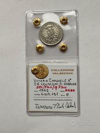 25 Centesimi 1902 Aquila Sabauda RARA qFDC