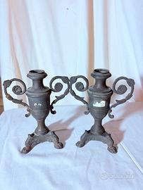 2 Portapalme in bronzo della inizi del XIX secolo