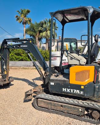Miniescavatore hyundai hx17az anno 2024
