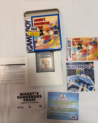 Mickey’s dangerous chase Game Boy CIB