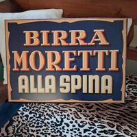 pubblicita birra moretti alla spina