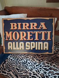 pubblicita birra moretti alla spina