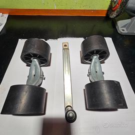 Rulli+manovella carrello satellite