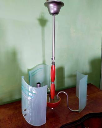 lampadario con vetro di Murano