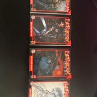Berserk manga volumi 1-2-3-4