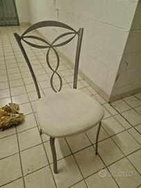 Sedie in metallo