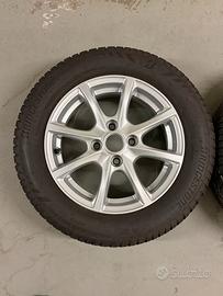 Cerchi Ford Fiesta originali 15" + Bridgestone M+S