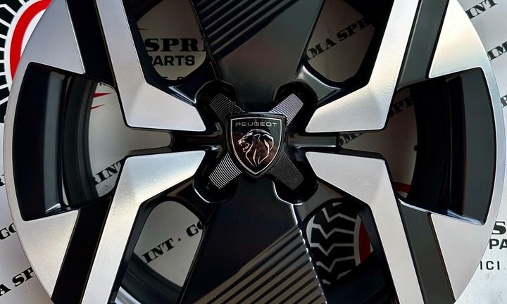 4 CERCHI IN LEGA ORIGINALI RAGGIO 17 PEUGEOT 2008