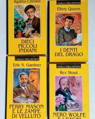 Collana completa lotto 4 libri: Gialli dell'Estate