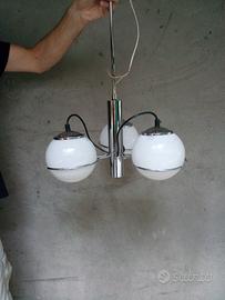 Lampadario vintage Targetti Sankey