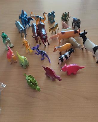 animaletti in plastica 