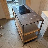 Piano ad induzione con carrello