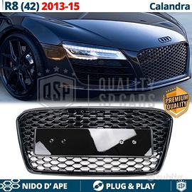 GRIGLIA Anteriore AUDI R8 13-15 NIDO D'APE Nero L