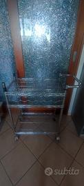 carrello cucina acciaio inox