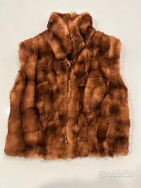 Gilet in pelliccia di Visone