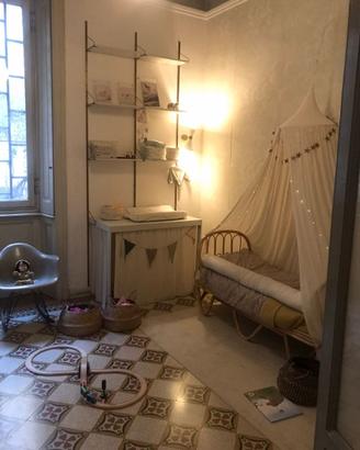 Lettino rattan bambino 140cm