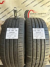 2 PNEUMATICI 215/50 R18 HANKOOK ESTIVE 75%