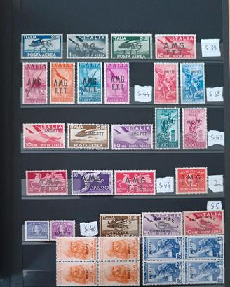 Collezione francobolli Trieste AMG-FTT 1945-54