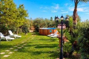 Selinunte ville con piscina solarium area barbecue