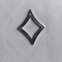 ciondolo quadrato argento 