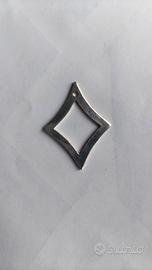 ciondolo quadrato argento 