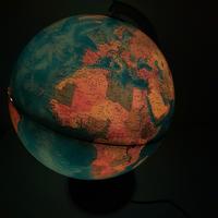 Mappamondo illuminabile (luce cambiabile)