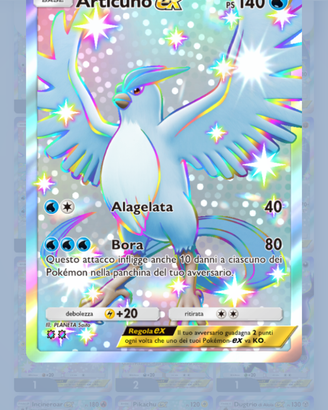 Pokemon Tcg Pocket Articuno ex shiny