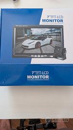 Monitor LCD TFT 7 pollici con videocamera
