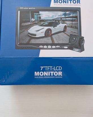 Monitor LCD TFT 7 pollici con videocamera