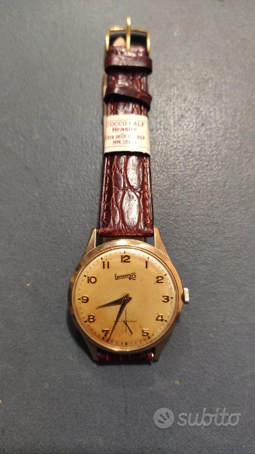 Orologio eberhard oro anni 60 Vendita in Abbigliamento e