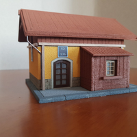Casello FS scala 1:87 per plastico ferroviario