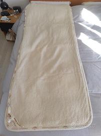 Coprimaterasso biomagnetico singolo in lana Merino