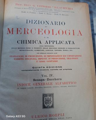 DIZIONARIO DI MERCEOLOGIA