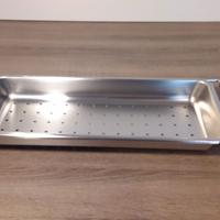 colino vassoio da lavandino in inox