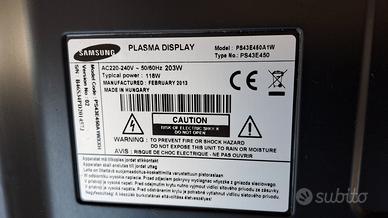 televisione sansung plasma 