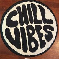 Tappeto rotondo Chill Vibes 60x60 bianco nero