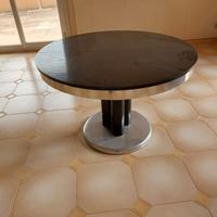 Tavolo rotondo allungabile legno nero