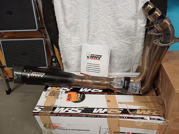 x triumph tiger sport scarico completo miv 