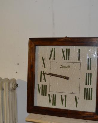 Orologio Parete Lowell Legno 51x51