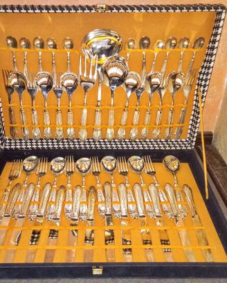 Servizio Posate LBL placcato argento 50 pezzi.
