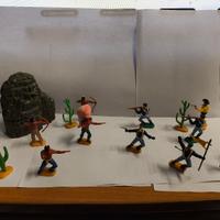 Lotto Soldatini Indiani e Nordisti Timpo Toys 1/32