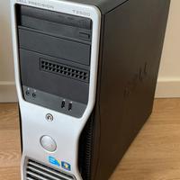 Workstation Dell T3500 con monitor