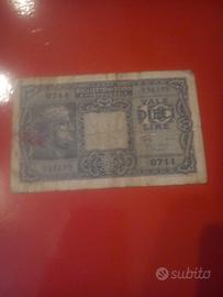 banconota 10 lire  1944