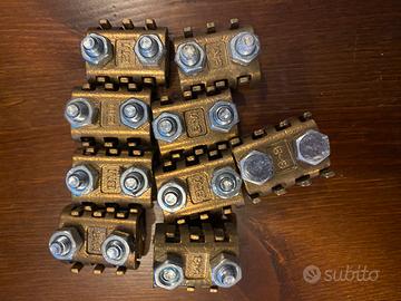 Lotto Morsetti Bronzo BM Messa a Terra