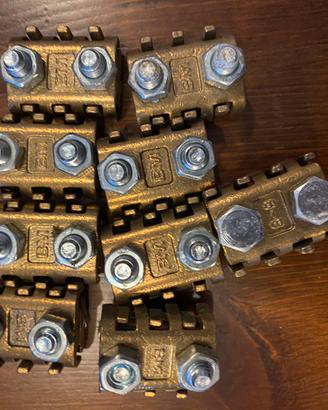 Lotto Morsetti Bronzo BM Messa a Terra