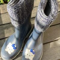 Stivali di gomma Hello Kitty taglia 34