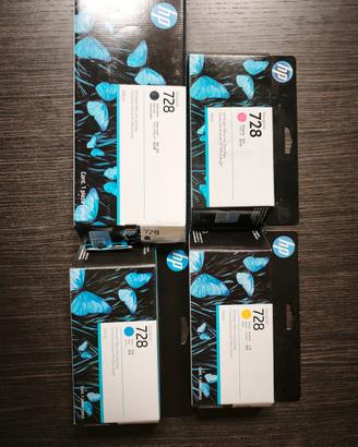 Cartucce originali HP 728 per plotter DesignJet