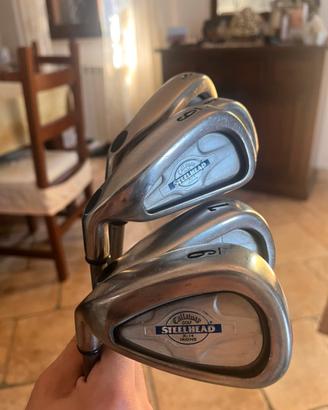 Callaway Steelhead X-14 set di 5 ferri da mancino