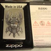 accendino Zippo vintage Viking Warrior 