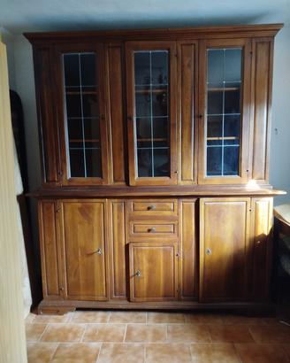 Credenza arte povera con vetrina